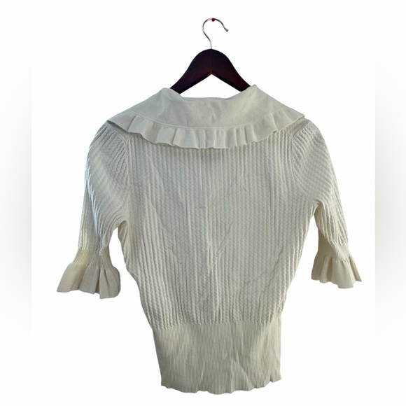 Ted Baker London Kebella Frill Collar Knit Top - Picture 3 of 7